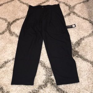 Maurie & Eve Black Pleated High Waist Pants 6 NWT